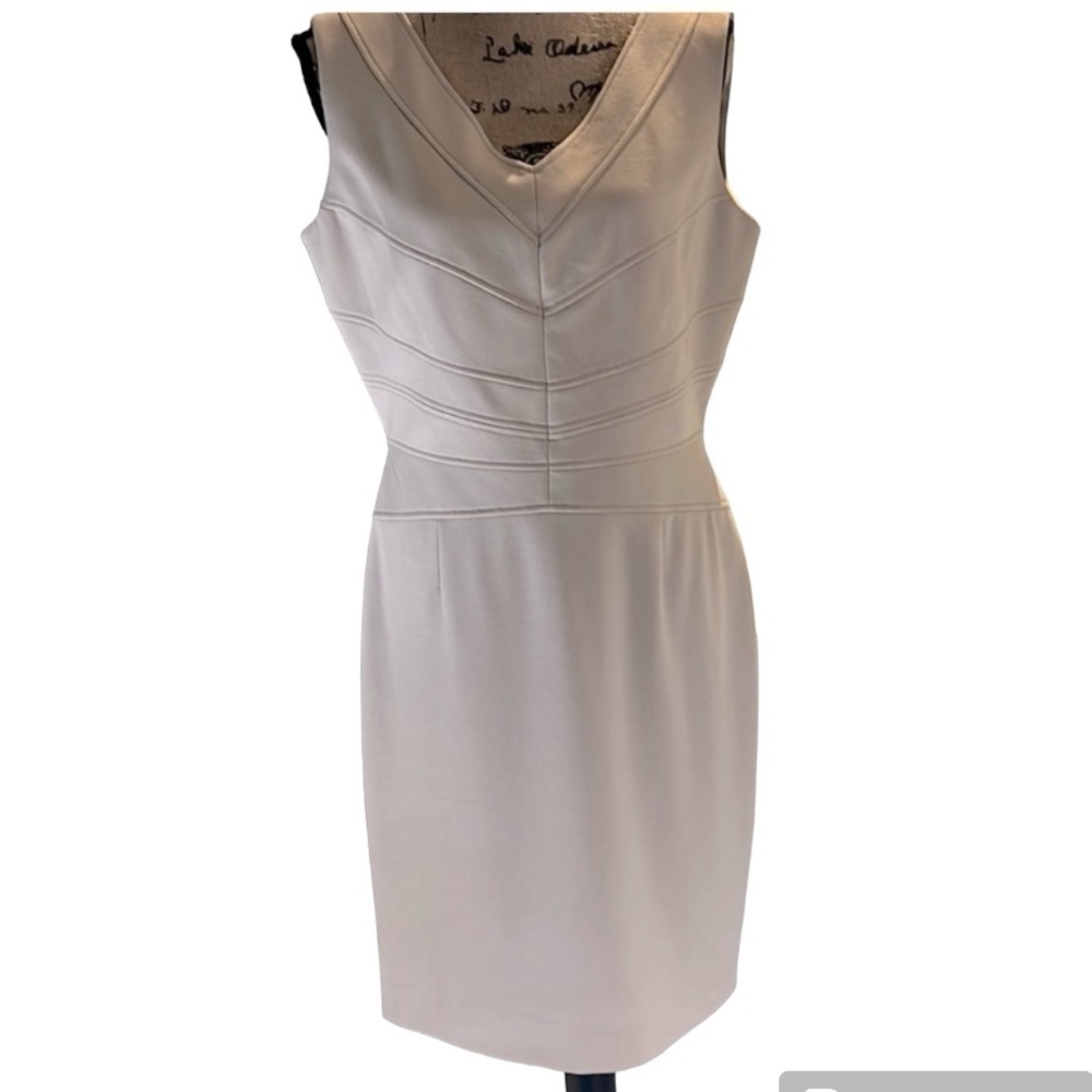 Preston & York Cream Sleeveless Dress